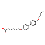 Hexanoic acid, 6-[(4'-butoxy[1,1'-biphenyl]-4-yl)oxy]-