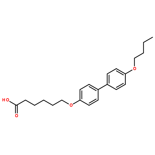 Hexanoic acid, 6-[(4'-butoxy[1,1'-biphenyl]-4-yl)oxy]-