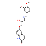 2(1H)-Quinolinone,6-[3-[[(3,4-dimethoxyphenyl)methyl]amino]-2-hydroxypropoxy]-