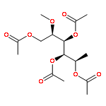 D-Mannitol, 1-deoxy-5-O-methyl-, tetraacetate