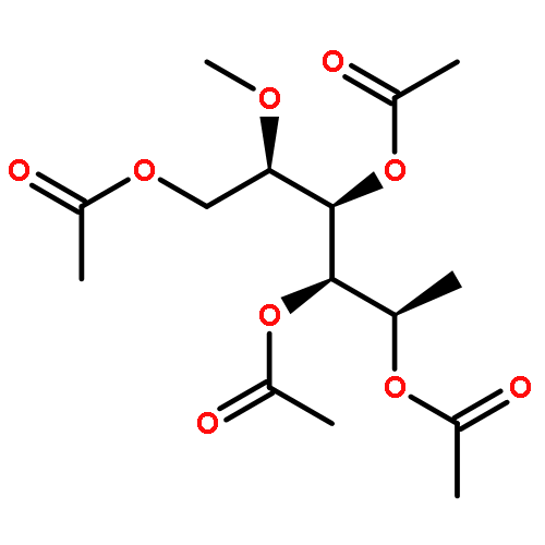 D-Mannitol, 1-deoxy-5-O-methyl-, tetraacetate