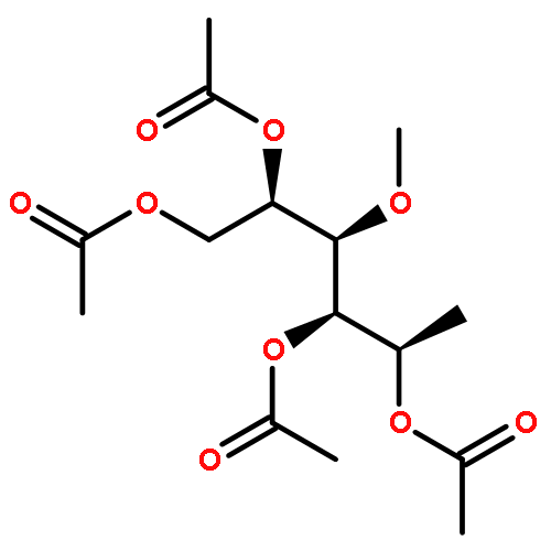 D-Mannitol, 1-deoxy-4-O-methyl-, tetraacetate