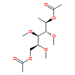 D-GALACTITOL, 6-DEOXY-2,3,4-TRI-O-METHYL-, DIACETATE