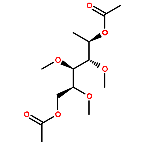 D-GALACTITOL, 6-DEOXY-2,3,4-TRI-O-METHYL-, DIACETATE