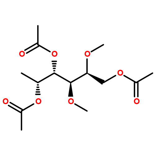 D-Galactitol, 6-deoxy-2,3-di-O-methyl-, triacetate