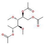 D-GALACTITOL, 6-DEOXY-3,4-DI-O-METHYL-, TRIACETATE