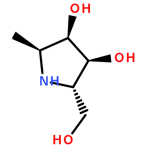 3,4-Pyrrolidinediol, 2-(hydroxymethyl)-5-methyl-, (2S,3S,4R,5S)-