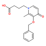 1(4H)-Pyridinebutanoic acid, 2-methyl-4-oxo-3-(phenylmethoxy)-