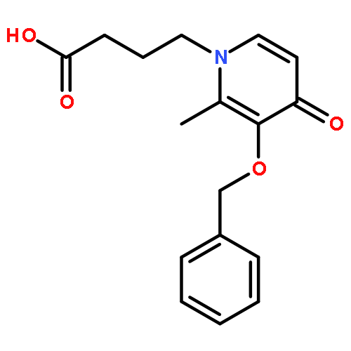 1(4H)-Pyridinebutanoic acid, 2-methyl-4-oxo-3-(phenylmethoxy)-