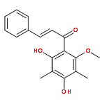 2-Propen-1-one,1-(2,4-dihydroxy-6-methoxy-3,5-dimethylphenyl)-3-phenyl-, (2E)-