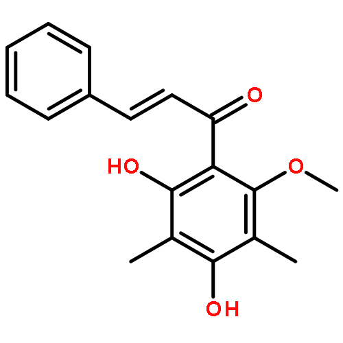 2-Propen-1-one,1-(2,4-dihydroxy-6-methoxy-3,5-dimethylphenyl)-3-phenyl-, (2E)-