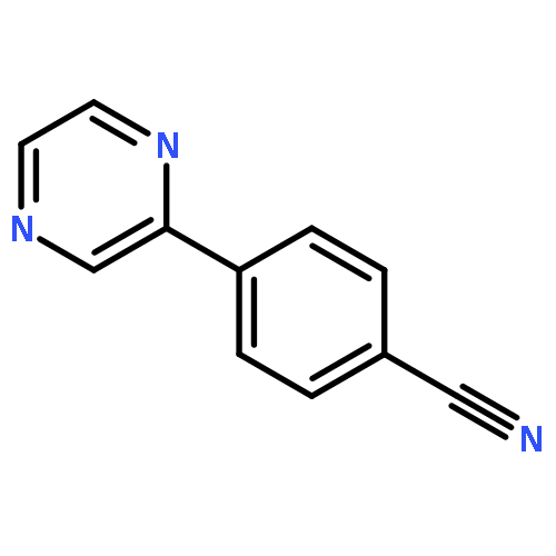 Benzonitrile, 4-pyrazinyl-