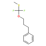 Benzene, [3-[difluoro(methylthio)methoxy]propyl]-