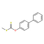 Carbonodithioic acid, O-[1,1'-biphenyl]-4-yl S-methyl ester