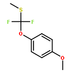 BENZENE, 4-[DIFLUORO(METHYLTHIO)METHOXY]-1-METHOXY-