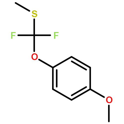 BENZENE, 4-[DIFLUORO(METHYLTHIO)METHOXY]-1-METHOXY-