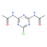 Acetamide,N,N'-(6-chloro-1,3,5-triazine-2,4-diyl)bis- (9CI)