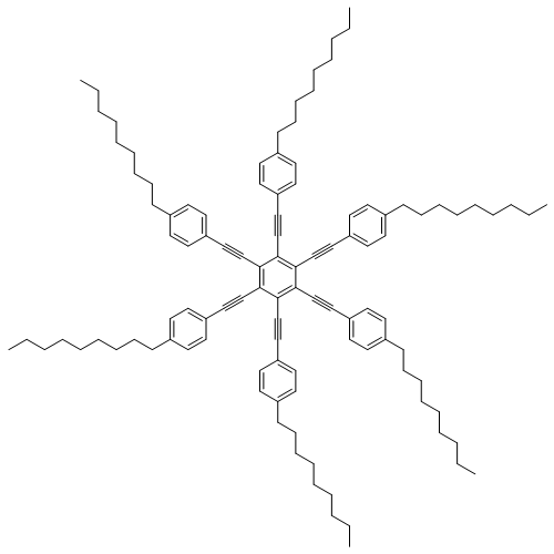 Benzene, hexakis[(4-nonylphenyl)ethynyl]-