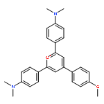 Pyrylium, 2,6-bis[4-(dimethylamino)phenyl]-4-(4-methoxyphenyl)-