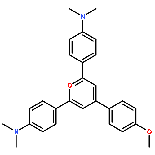 Pyrylium, 2,6-bis[4-(dimethylamino)phenyl]-4-(4-methoxyphenyl)-