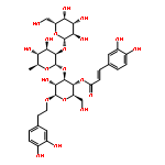 b-D-Glucopyranoside,2-(3,4-dihydroxyphenyl)ethyl O-b-D-galactopyranosyl-(1®2)-O-6-deoxy-a-L-mannopyranosyl-(1®3)-, 4-[(2E)-3-(3,4-dihydroxyphenyl)-2-propenoate]