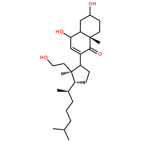 1(4H)-Naphthalenone,2-[(1R,2R,3R)-3-[(1R)-1,5-dimethylhexyl]-2-(2-hydroxyethyl)-2-methylcyclopentyl]-4a,5,6,7,8,8a-hexahydro-4,6-dihydroxy-8a-methyl-,(4S,4aS,6S,8aS)-