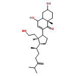 1(4H)-Naphthalenone,2-[(1R,2R,3R)-3-[(1R)-1,5-dimethyl-4-methylenehexyl]-2-(2-hydroxyethyl)-2-methylcyclopentyl]-4a,5,6,7,8,8a-hexahydro-4,6-dihydroxy-8a-methyl-,(4S,4aS,6S,8aS)-