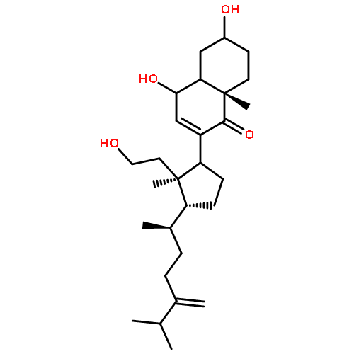 1(4H)-Naphthalenone,2-[(1R,2R,3R)-3-[(1R)-1,5-dimethyl-4-methylenehexyl]-2-(2-hydroxyethyl)-2-methylcyclopentyl]-4a,5,6,7,8,8a-hexahydro-4,6-dihydroxy-8a-methyl-,(4S,4aS,6S,8aS)-