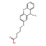 Pentanoic acid, 5-[(9-amino-9H-xanthen-2-yl)oxy]-