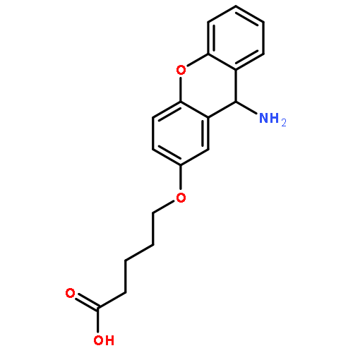 Pentanoic acid, 5-[(9-amino-9H-xanthen-2-yl)oxy]-