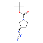 1-Pyrrolidinecarboxylic acid, 3-azido-, 1,1-dimethylethyl ester, (R)-