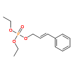 Phosphoric acid, diethyl 3-phenyl-2-propenyl ester