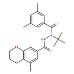 N'-TERT-BUTYL-N'-(3,5-DIMETHYLBENZOYL)-5-METHYL-3,4-DIHYDRO-2H-CHROMENE-6-CARBOHYDRAZIDE