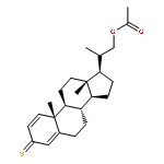 Pregna-1,4-diene-3-thione, 21-(acetyloxy)-20-methyl-