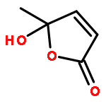 2(5H)-Furanone, 5-hydroxy-5-methyl-