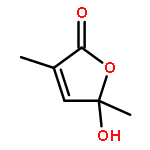 2(5H)-Furanone, 5-hydroxy-3,5-dimethyl-