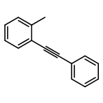 Benzene,1-methyl-2-(2-phenylethynyl)-