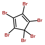 1,3-Cyclopentadiene,1,2,3,4,5,5-hexabromo-