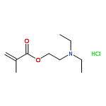 2-Propenoic acid,2-methyl-, 2-(diethylamino)ethyl ester, hydrochloride (1:1)