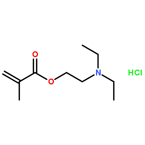 2-Propenoic acid,2-methyl-, 2-(diethylamino)ethyl ester, hydrochloride (1:1)