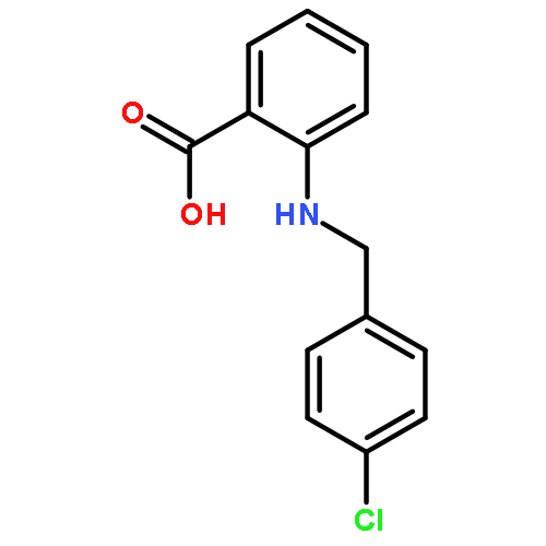 Benzoic acid,2-[[(4-chlorophenyl)methyl]amino]-