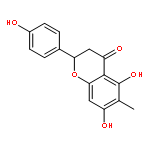 4H-1-Benzopyran-4-one,2,3-dihydro-5,7-dihydroxy-2-(4-hydroxyphenyl)-6-methyl-, (2S)-