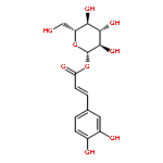 b-D-Glucopyranose,1-[3-(3,4-dihydroxyphenyl)-2-propenoate]