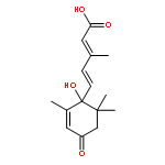 (2Z,4E)-5-(1-Hydroxy-2,6,6-trimethyl-4-oxocyclohex-2-en-1-yl)-3-methylpenta-2,4-dienoic acid