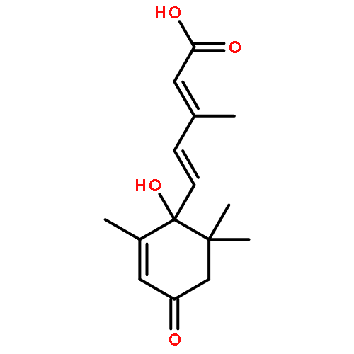 (2Z,4E)-5-(1-Hydroxy-2,6,6-trimethyl-4-oxocyclohex-2-en-1-yl)-3-methylpenta-2,4-dienoic acid