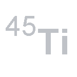 Titanium, isotope ofmass 45