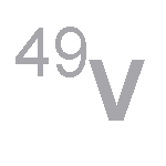 Vanadium, isotope ofmass 49