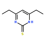 2(1H)-Pyrimidinethione, 4,6-diethyl-