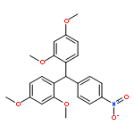 BENZENE, 1,1'-[(4-NITROPHENYL)METHYLENE]BIS[2,4-DIMETHOXY-