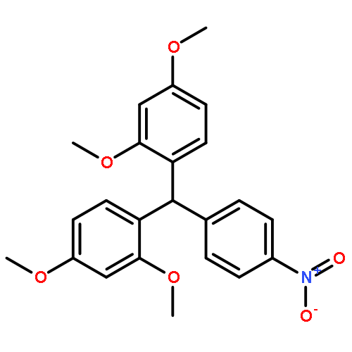 BENZENE, 1,1'-[(4-NITROPHENYL)METHYLENE]BIS[2,4-DIMETHOXY-